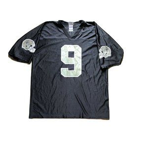 NFL Team Apparel Brees 9 Saints New Orleans Mens XL Jersey Pullover V Neck